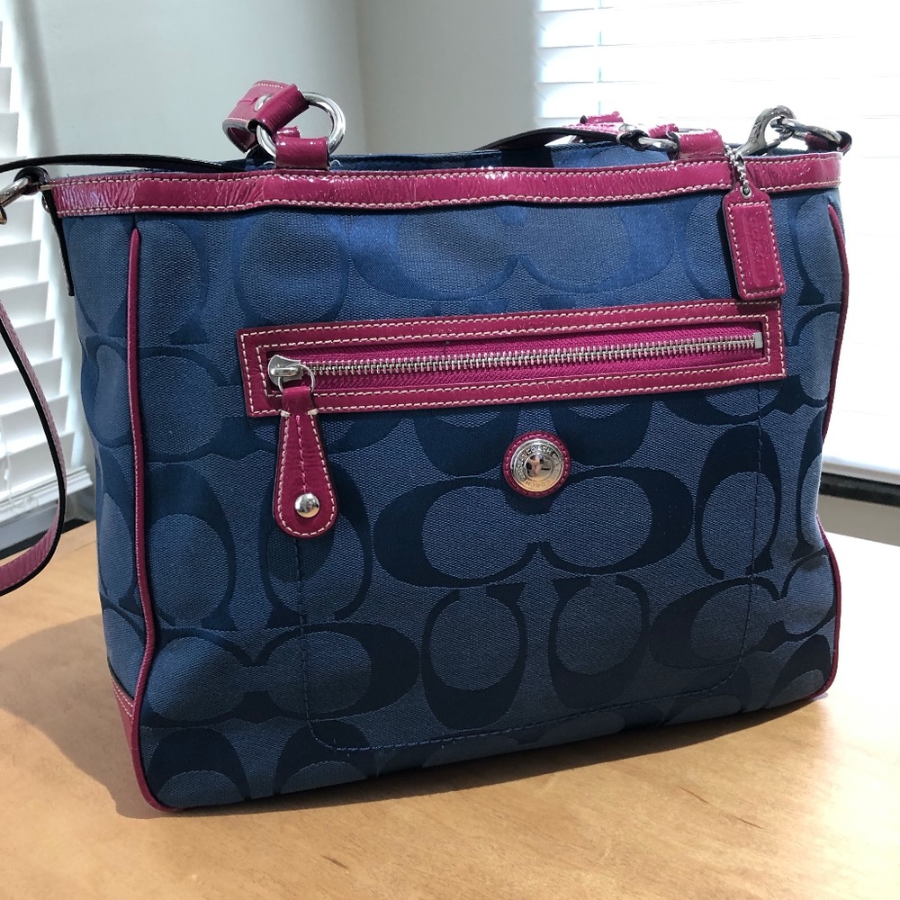 COACH Laura Signature Tote Bag